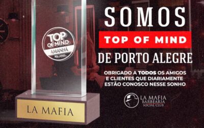 Somos Top of Mind 2021: Barbearia mais lembrada de Porto Alegre,RS