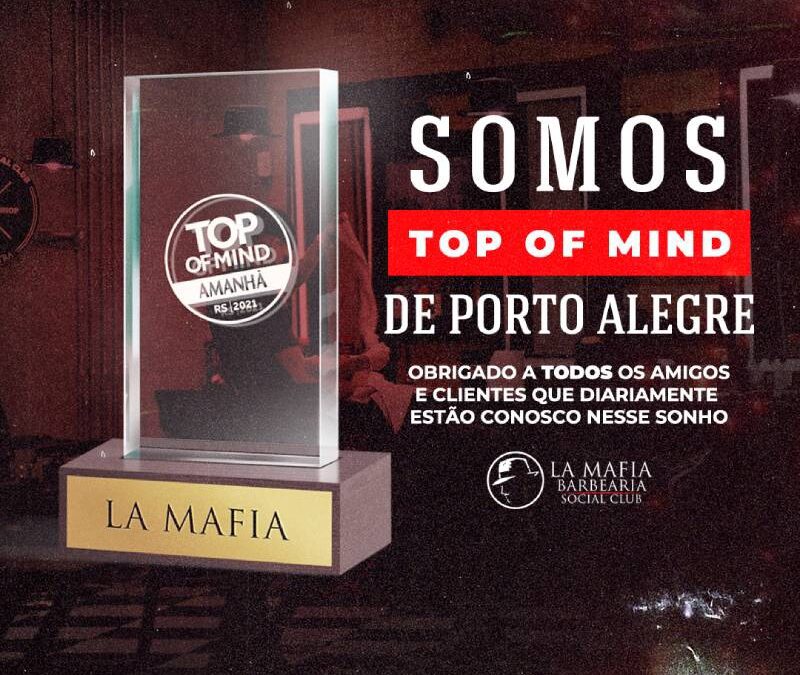 Somos Top of Mind 2021: Barbearia mais lembrada de Porto Alegre,RS